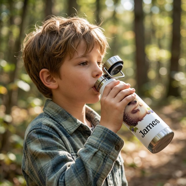 Bouteille D'eau Hérisson pour enfants personnalisable  (Créateur téléchargé)