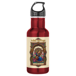 Bouteille D'eau Héritage Indien : Musicien Classique Art de la Vee