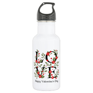 Bouteille D'eau Heureuse Sainte-Valentin 2024 - Images d'amour élé