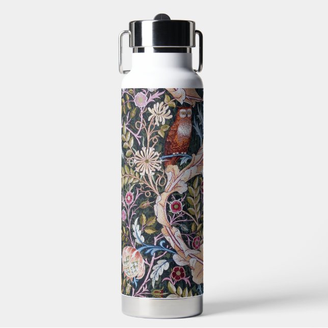 Bouteille D'eau Hibou et fleurs, William Morris (Salle de sport)