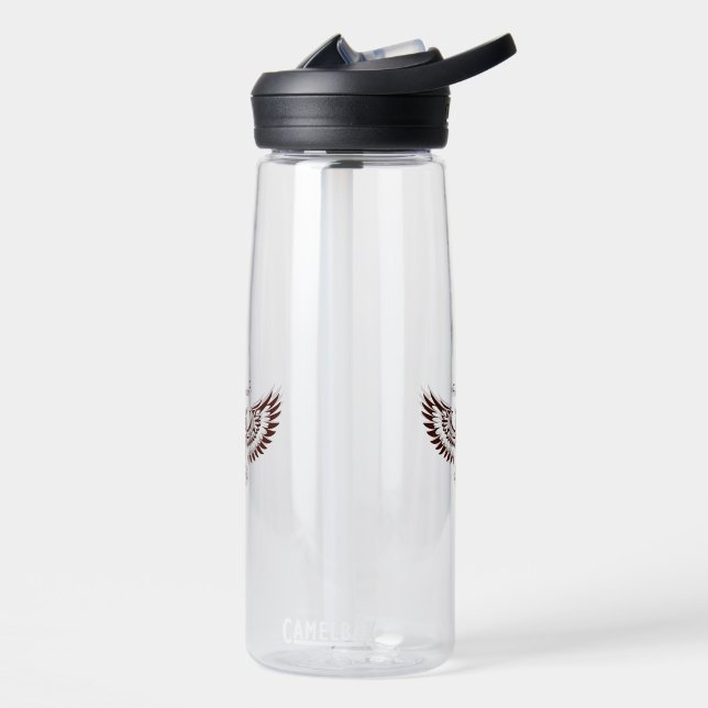 Bouteille D'eau Hibou Phénix – Vision Fougueuse (Gauche)