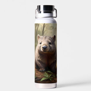 Bouteille D'eau "Hidden in the Bush : An Aussie Wombat in the Wild