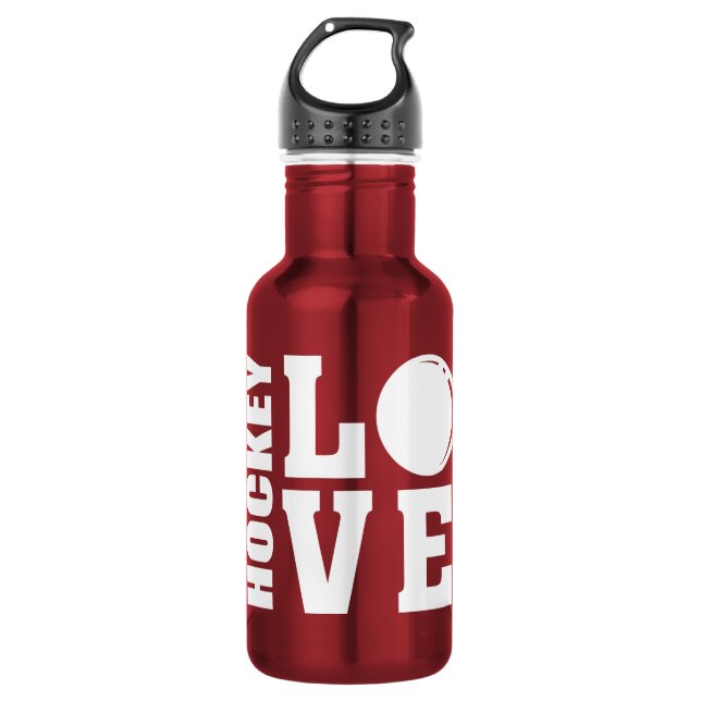 Bouteille D'eau Hockey Love (Devant)
