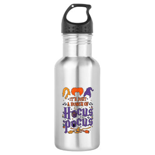 Bouteille D'eau Hocus Pocus Halloween Sorcières Chaudron Balai Cha