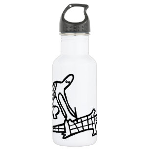 Bouteille D'eau Homme & Crocodile, Dessin Australien(aborigène)