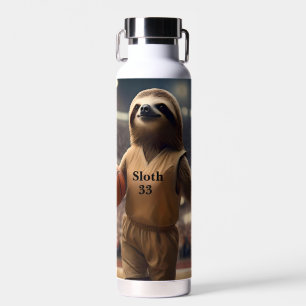 Bouteille D'eau Hoops and Hangs : Le Slam Dunking Sloth,