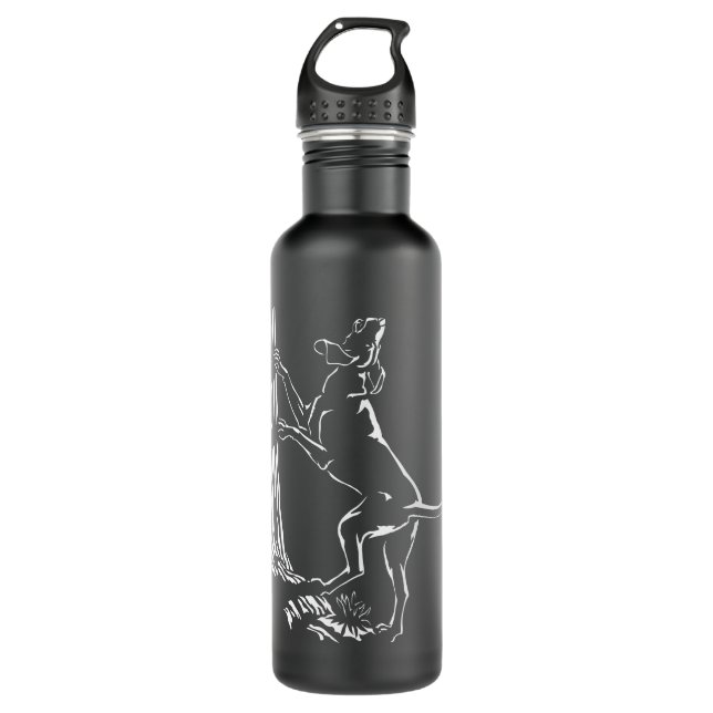 Bouteille D'eau Hound Dog Water Bottle Chasse Dog Art Bottle (Devant)