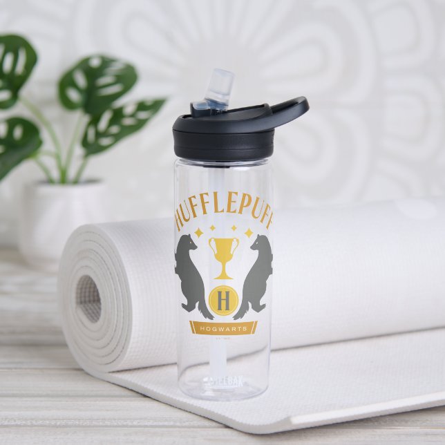 Bouteille D'eau HUFFLEPUFF™ Badger and Cup House Pride Graphisme (Yoga)