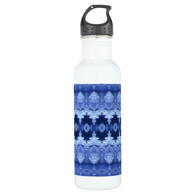 Bouteille D'eau Hy Blue Ikat 2 (Devant)