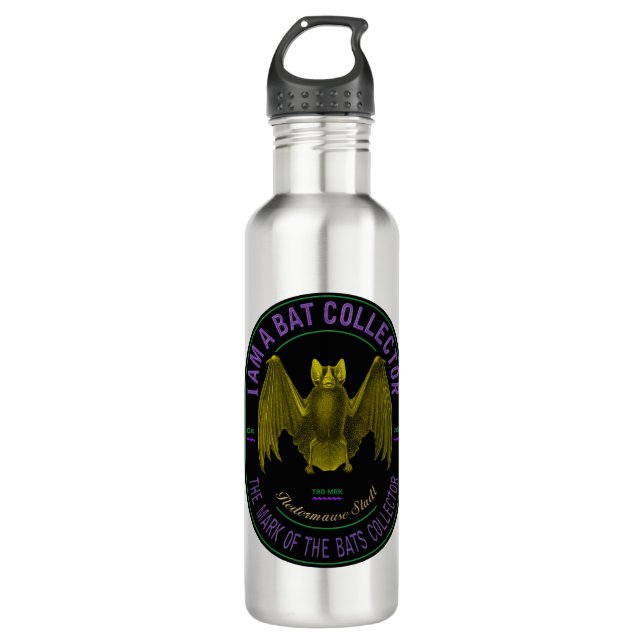 Bouteille D'eau I am a bat collector stainless steel water bottle (Devant)