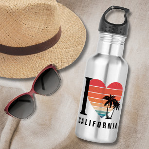 Bouteille D'eau I ♥ California Retro