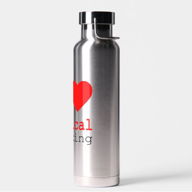 Bouteille D'eau I ❤️ Critical Thinking Water Bottle (Gauche)