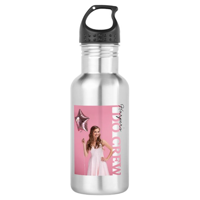 Bouteille D'eau I Do Crew Bride Photo Stainless Steel Water Bottle (Devant)
