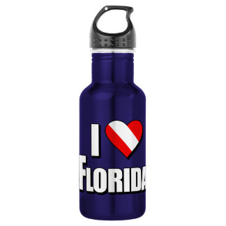 Bouteille D'eau I Love Florida Diving