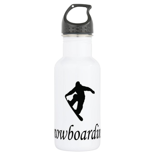 Bouteille D'eau I Love Snowboard (Devant)