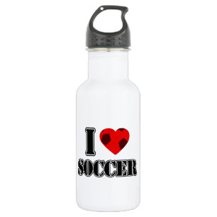 Bouteille D'eau I Love Soccer -