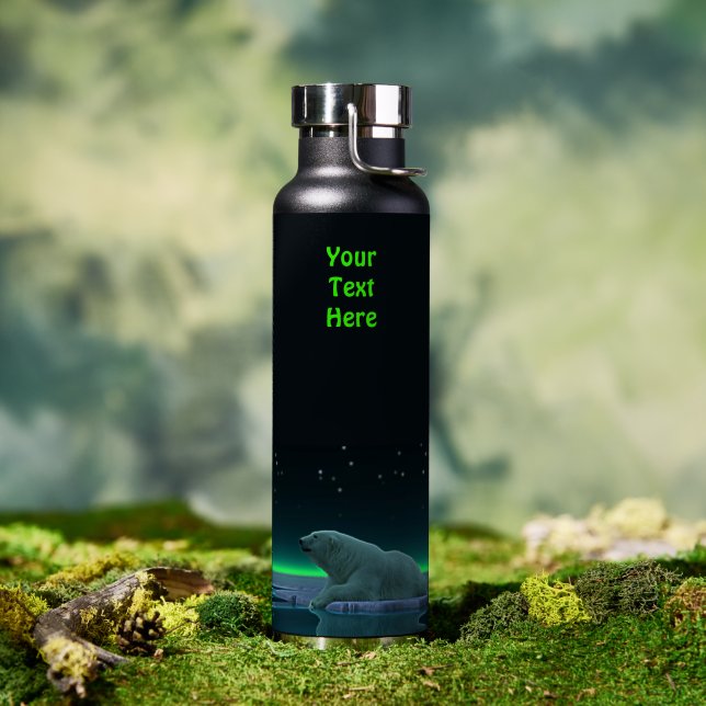 Bouteille D'eau Ice Edge Polar Bear (Extérieur (pivotée))