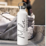 Bouteille D'eau Idées de cadeaux personnalisés pour demoiselles d'<br><div class="desc">"Faites en sorte que vos demoiselles d'honneur se sentent spéciales avec nos cadeaux personnalisés de Zazzle ! Notre collection comprend une gamme d'articles personnalisables parfaits pour montrer votre appréciation à celles qui vous soutiennent le jour de votre mariage.</div>