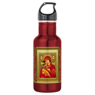 Bouteille D'eau Ikon Vierge Marie et de l'enfant Jésus