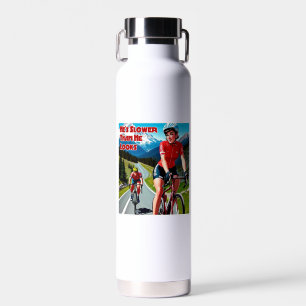 Bouteille D'eau Il est plus lent qu'il n'a l'air d'un cyclisme sim