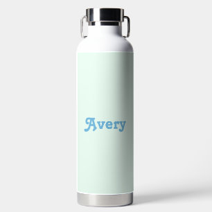 Bouteille D'eau Il le pronouns   votre nom   coloré