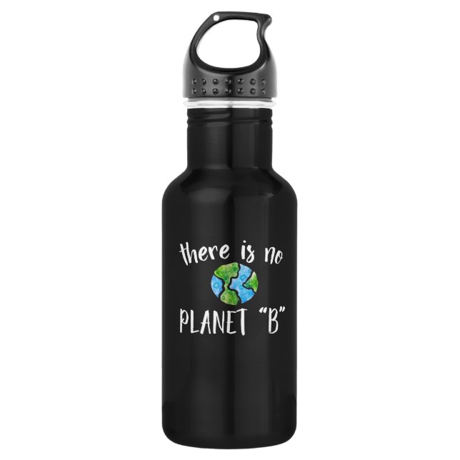 Bouteille D'eau Il n'y a pas de planète B (Devant)