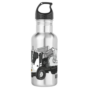 Bouteille D'eau Illustration de camion à ordures