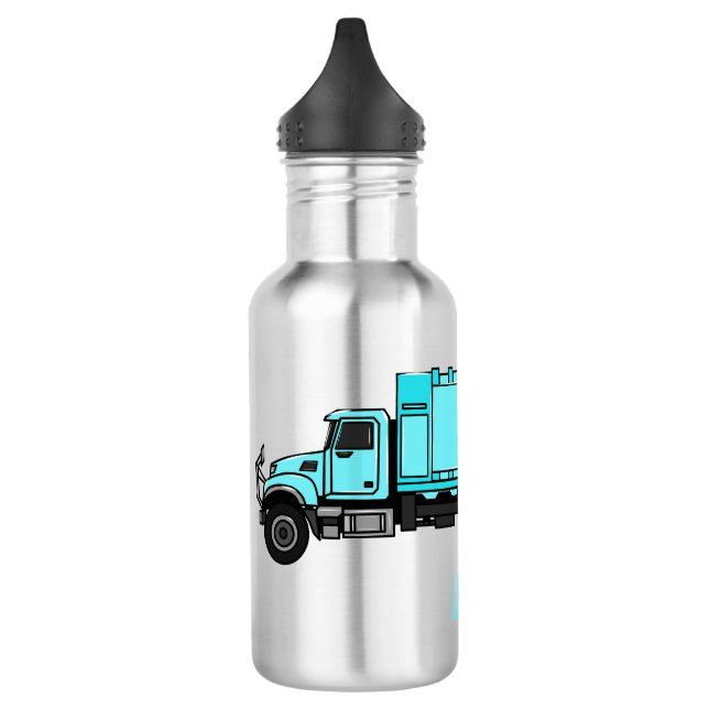 Bouteille D'eau Illustration de camion à ordures (Gauche)