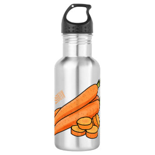 Bouteille D'eau Illustration de carotte