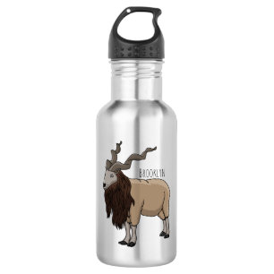 Bouteille D'eau Illustration de chèvre de Markhor