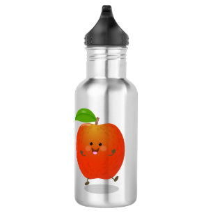 Bouteille D'eau Illustration de dessin animé sur la pomme de danse