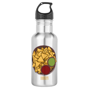 Bouteille D'eau Illustration de Nachos