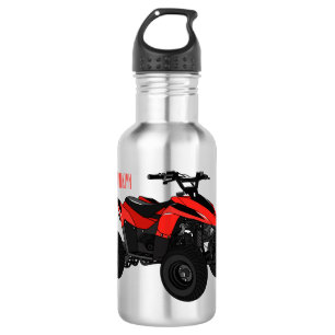 Bouteille D'eau Illustration de Quad bike atv