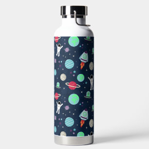 Bouteille D'eau Illustration du Motif spatial