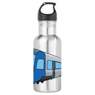 Bouteille D'eau Illustration d'un train électrique