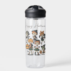 Bouteille D'eau Illustration vintage d'enfants pour un joyeux Hall