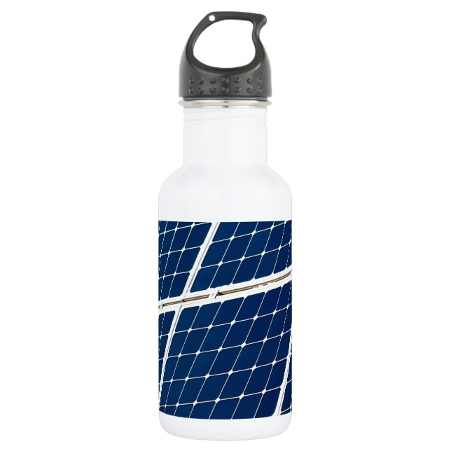 Bouteille D'eau Image amusante d'un panneau solaire (Devant)
