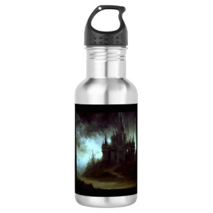 Bouteille D'eau Imaginaire Château Paysage effrayant 1