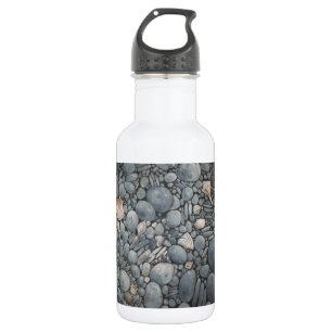 Bouteille D'eau Impression de peinture de galets et de coquillages