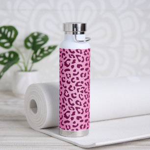 Bouteille D'eau Imprimé léopard rose élégant