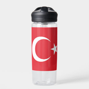 Bouteille D'eau Indicateur Turquie de nom personnalisé
