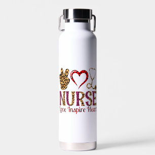 Bouteille D'eau Infirmière Amour Inspirer Coeur - Infirmière Motiv