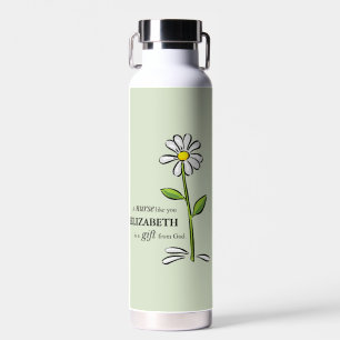 Bouteille D'eau Infirmière Anniversaire Religieux Vert Fête Person