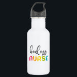 Bouteille D'eau Infirmière Badass<br><div class="desc">Un design lumineux et élégant pour tous les infirmières et soignants de basse qualité!</div>