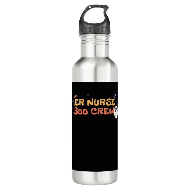 Bouteille D'eau infirmière infirmière Boo Crew Urgence infirmière  (Devant)