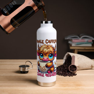 Bouteille D'eau Inhale Caffeine Exhale Negativity