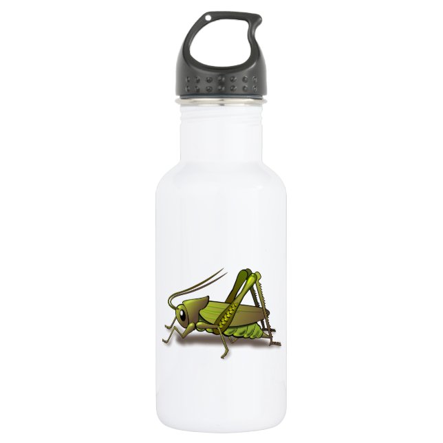 Bouteille D'eau Insecte vert de cricket (Devant)