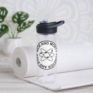 Bouteille D'eau Insigne atomique Rick et Morty pour toujours et ja