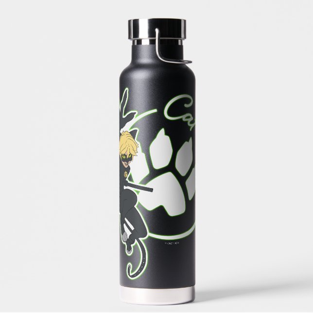 Bouteille D'eau Insigne Cat Noir (Gauche)