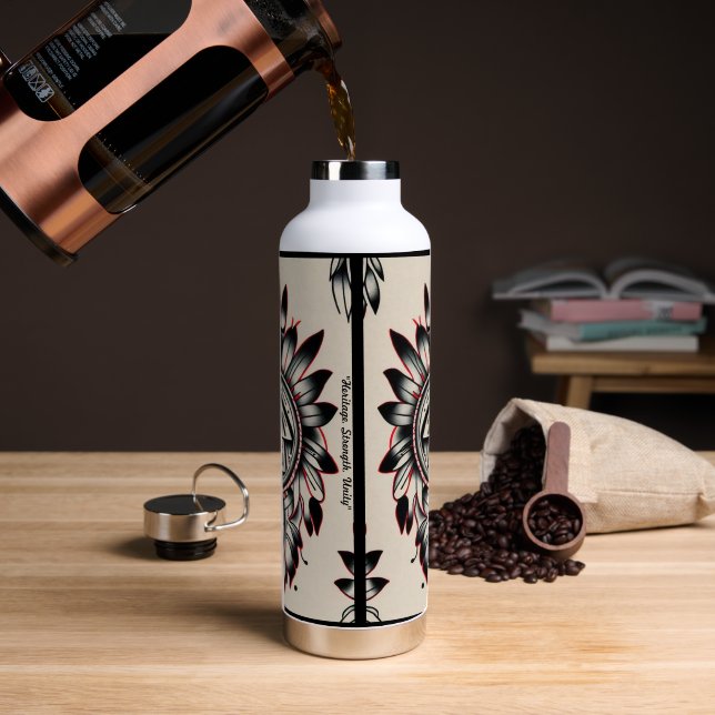 Bouteille D'eau "Inspiration des ancêtres" (Café)
